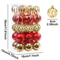 thumbnail image 3 of 30 Pcs Christmas Ornaments Sets 2.36in Christmas Ball Decoration Shatterproof Christmas Tree Ornaments Painted Xmas Balls Bulbs for Holiday Wedding Party Christmas Tree Decoration, 3 of 9