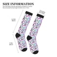 thumbnail image 4 of Pofeuu Eiffel Tower and Hearts Print Compression Socks for Women & Men Circulation - Best Support for Nurses,Running,Athletic,Sports, 4 of 7