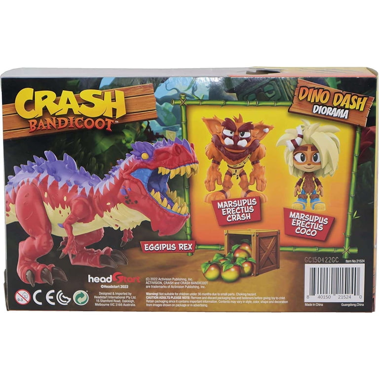 Crash Bandicoot Dino Dash Diorama Action Figure 3-Pack - Walmart.com