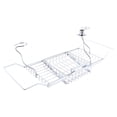 thumbnail image 4 of Fdit 1Pcs Salle de Bain Baignoire Baignoire Caddy Rangement Titulaire Organisateur Savon Vin Rouge Titulaire de Support, Plateau de Baignoire, Plateau de Baignoire Extensible, 4 of 7