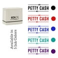 thumbnail image 7 of Printtoo Petty Cash Self Inking Rubber Stamp Pre-Inked Office Stamp- Home Office Business Stationery, 47 x 20 mm Red, 7 of 7