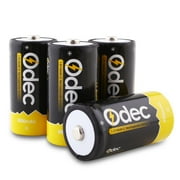 Odec C Rechargeable Batteries, Deep Cycle 5000mAh NiMH Battery Pack(4 Pack)