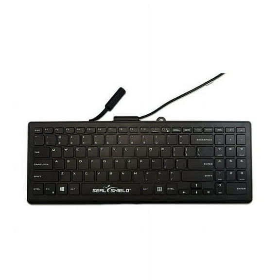 Seal Shield Waterproof Keyboard W/Card Reader - Black - Walmart.com