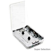 Portable Cassette To MP3 Converter USB, Transparent Shell Tape Player Recorder With Headphone Jack & Speaker For Audio Capture Digitizing