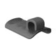 thumbnail image 4 of Agarre de entrenamiento ergonómico, agarre de gimnasio sin dedos, silicona para mujeres, anti -deslizamiento liviano, agarre de levantamiento de pesas Gray 1 PCS, 4 of 8