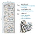thumbnail image 2 of Pioneer Flower Floral Print Pattern Hot Yoga Mat Towel Non Slip for Hot Yoga - Quick-Drying Yoga Mat Cover with 4 Corner Pockets with Travel Bag - Hot Yoga Towel Non Slip 70"x26", 2 of 6