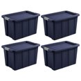 thumbnail image 1 of Sterilite Tuff1 30 Gallon Storage Tote Bin w/Latching Lid, Blue (4 Pack), 1 of 8