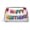 Silver, variant on Travel Makeup Bag Happy Birthday Cosmetic Bag for Women, Waterproof Portable Pouch Toiletry Bag Pattern Make up Bag Gold