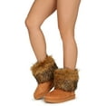 thumbnail image 6 of Mata Round Toe Fluffy Faux Fur Cuff Bootie 20434, 6 of 6