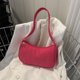 thumbnail image 5 of Bolsa Para Las Axilas Bolso para axilas de media luna para mujer, bolso informal de pana para bolas de masa hervida (rosa roja) Likrtyny Para Estrenar, 5 of 9