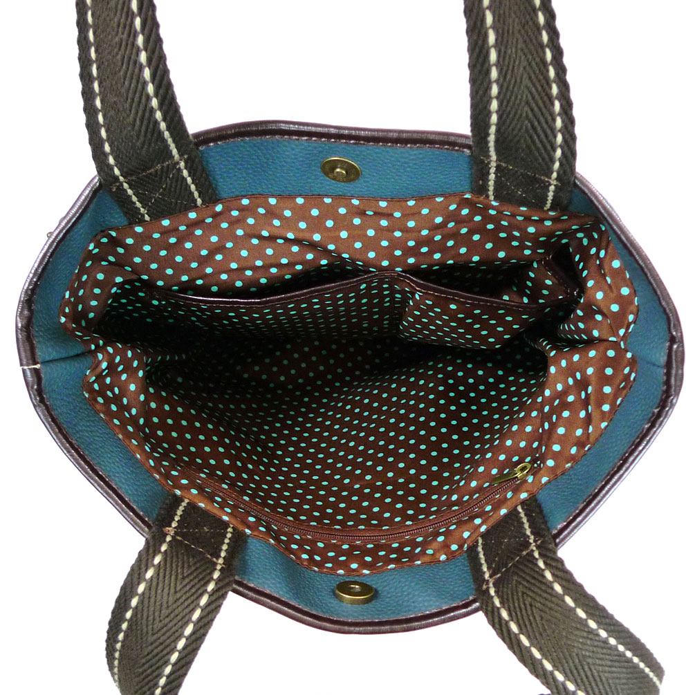 CHALA Handbag Everyday Tote (Pawprint Dark Navy)