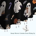 thumbnail image 6 of Costumed Ghost Halloween Pattern Shower Curtain 36"x72" ,Bathroom Decorative Shower Curtains Set with 12 Hooks,Modern Waterproof Washable Shower Curtain, 6 of 6