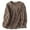A-Coffee712, variant on Womens Grid-Textured Crew Neck Sleep Top Long-Sleeve Cozy Casual Bedtime Loungewear Shirt