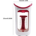 thumbnail image 2 of 1 exprimidor portátil rojo para bebés con 10 exprimidores reutilizables, exprimidor sin electricidad, estación de alimentación para exprimir alimentos para bebés Sincero Electrónica, 2 of 5