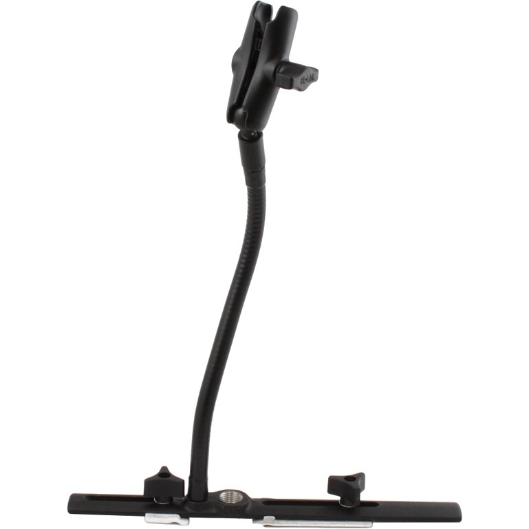 Cessna Seat Rail Mount with 12" Flex Arm and Double Socket Arm