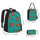thumbnail image 2 of Easygdp Colorful Crab Mochila para Niños y Niñas con Set de Caja de Almuerzo y Estuche para Lápices 3 en 1, Mochila Escolar Estampada para Adolescentes, 2 of 7