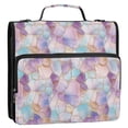 thumbnail image 5 of FORMRS Zipper Binder with Shoulder Strap 2-inch Ring 500 Sheet Capacity File Bag, Watercolor Marble Pattern, 5 of 5