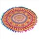 thumbnail image 2 of 6X Indian Mandala Floor - Cojines de Cojines Redondos Bohemios de Almohadas 13, 2 of 5