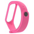 thumbnail image 4 of Bracelet de Remplacement Bracelet Flexible Rond Bande Résistante à l'Usure Bracelet Intelligent Bracelet de Montre Bracelet de Sport Remplacement pour Mi 3 Rouge Rose, 4 of 8
