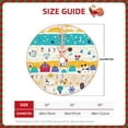 thumbnail image 2 of Fuzoiu Funny Farm Print Christmas Tree Skirt,Xmas Christmas Decorations,Xmas Tree Mat for Farmhouse Holiday New Years Home Party Decor Tree Rugs-30", 2 of 6