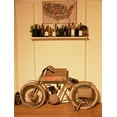 thumbnail image 4 of MGM Marketing Black Metal And Mango Wood Tri Bike Bar 10-10-03-010, 4 of 4