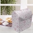 thumbnail image 3 of Cherry Blossom Stand Mixer Cover, Pink Flowers on White Background Girls Simple Design, Kitchen Appliance Organizer Bag Cover with Pockets, 5 Quarts, Pale Pink White, by Ambesonne, 3 of 4
