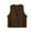 Coffee, variant on Lovskoo Women's Cotton Linen Sleeveless Vest Casual V Neck Button Down Blazer Waistcoat Jackets Black