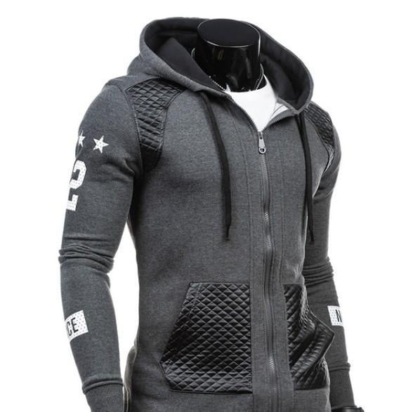 black biker hoodie