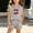 Gray, variant on Girls Cotton Outfits Hooded Sleeveless Tank Top & Shorts 2-Piece Summer Casual Fashion Set Gray Size 2T