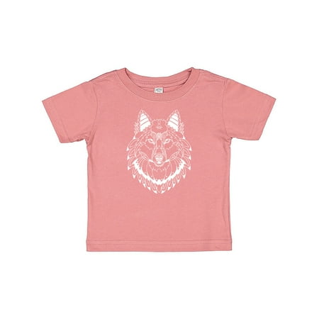 

Inktastic Tribal Wolf Head Gift Baby Boy or Baby Girl T-Shirt