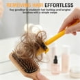 thumbnail image 7 of 2 in 1 Hair Brush Cleaning Tool, Comb Cleaner with Pick Bristles, Portable Hairbrush Cleaner Rake for Travel, Home and Salon Use (Yellow*2), 7 of 7