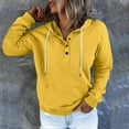thumbnail image 4 of Reduced,GA WEIHUA Hoodies Women Pullover Floral Striped Sweatshirt Striped Long Sleeve Sweatshirts Loose Lightweight Sweater Clothes(Yellow,S), 4 of 7