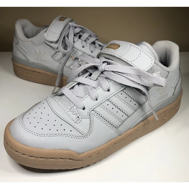 Adi-das Originals FORUM LOW Men’s Size 5 Athletic Shoe Gray Sneakers Trainer NEW