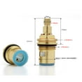 thumbnail image 2 of simhoa Replacement Ceramic Disc Cartridge Basin Faucet Valve / Tap Handle Handwheel Valve A-8, 2 of 6