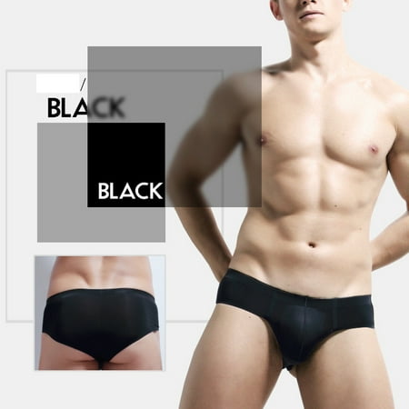 

DENGDENG Men s Thongs Underwear G-String Soft Pouch Solid Low Rise Sexy Thong