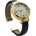 thumbnail image 3 of Blekon Collections Quartz Women's 34mm Case Double Leather Bangle Watch, 3 of 5