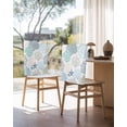thumbnail image 3 of nqOlkjepod Coastal Chair Covers Set of 8, Decorative Chair Back Cover, Summer Beach Nautical Coral Starfish Dining Room Chair Slipcovers Removable Chair Protectors Covers for Party Banquet, 3 of 7