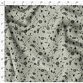 thumbnail image 4 of Soimoi Pure Silk Gray Fabric By the Yard - 42 Inch Wide -Floral & Leaf Floral Pattern Fabric - Botanical and Elegant Designs for Various Uses Printed Fabric, 4 of 6