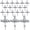 Silver, variant on 50pcs Antique Golden Religious Cross Charms Alloy Christian Easter Jesus Crucifix Nail Dangle Pendants Craft Supplies for DIY Necklace Bracelet Keychains Jewelry Making