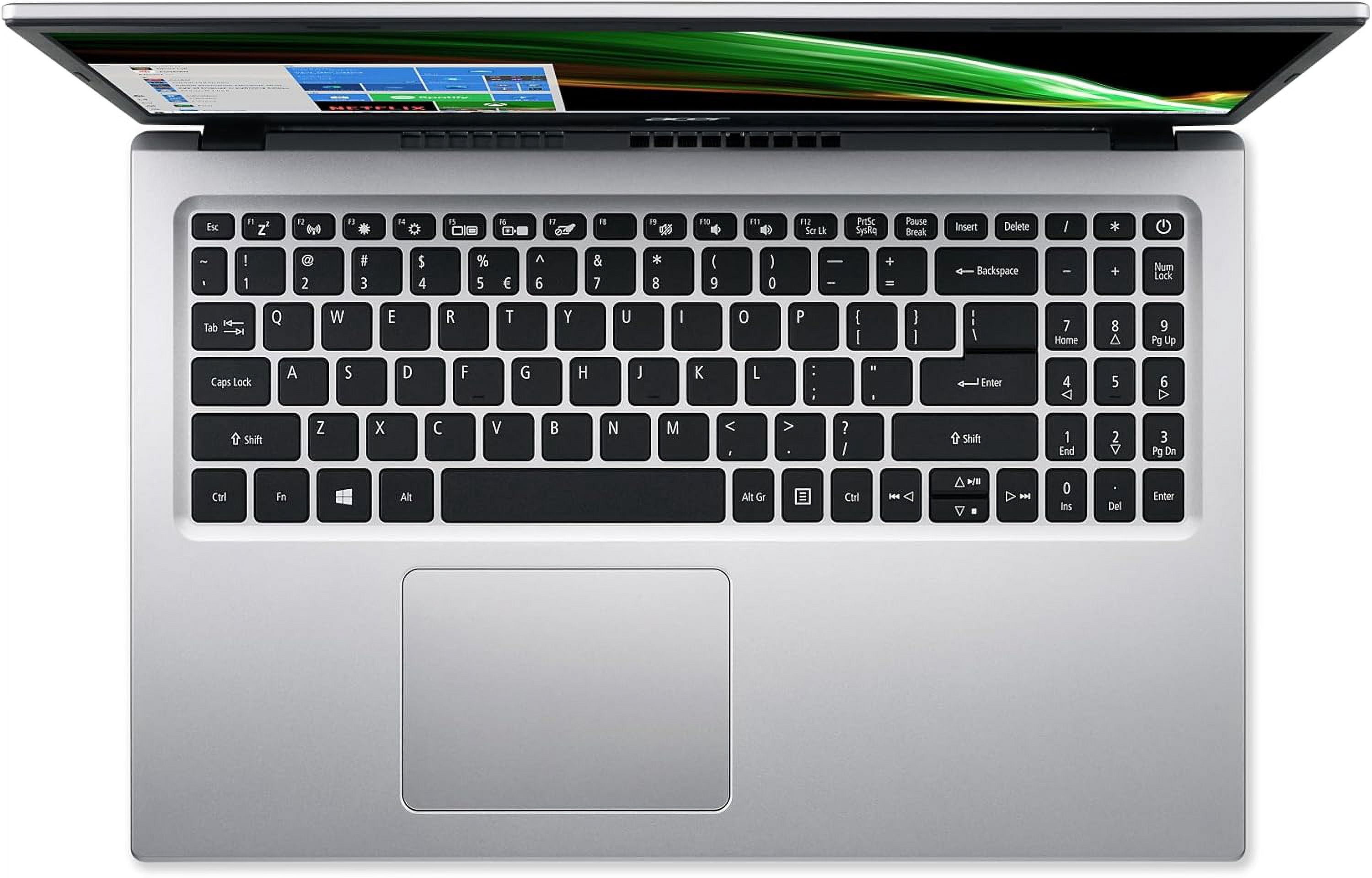 Acer Aspire 3 15.6 FHD Display | Intel Core i7-1165G7 2.8 GHz | Intel Iris Xe Graphics|WiFi |Bluebooth | Silver | 8GB RAM | 512GB SSD | Windows 11 Home | Bundle with USB 3.0 Hub