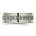 thumbnail image 5 of Titanium Flat 8mm Laser Design Polished Band, 5 of 7