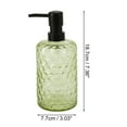 thumbnail image 4 of 1 Pc Simple Cylindrical Soap Pump Dispenser for Bathroom 500ml Green Black, 4 of 6