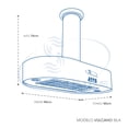 thumbnail image 2 of Campana de Cocina SANAIRE VULCANO 90 CM ACERO INOXIDABLE, 2 of 2