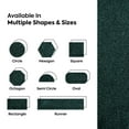 thumbnail image 4 of Furnish My Place DC Custom Rug - 4 ft. x 6 ft., Forest Green, Indoor Rug for Bedrooms, Hallways, Living Rooms, 4 of 12