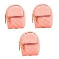 thumbnail image 2 of Sonducket Mochila Nueva Kawaii PU Mini Bolsas Mujeres Niñas Niños Bolsa de Gran Capacidad Cambiar Tarjetas de Llaves Atractivamente Pure Casual Bolsas de mensajero y de hombro Rosa, 2 of 6