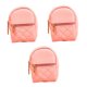 thumbnail image 2 of Minnieouse Nueva Kawaii PU Mini Bolsas Mujeres Niñas Niños Bolsa de Gran Capacidad Cambiar Tarjetas de Llaves Atractivamente Pure Casual Regalo Bolsas de mensajero y de hombro Rosa Minnieouse AP014403-01, 2 of 6