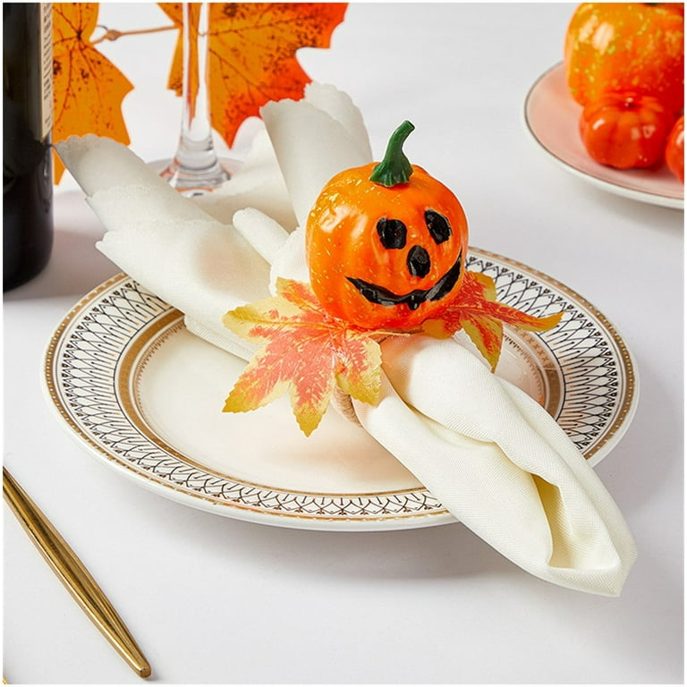 Pumpkin napkin rings hot sale