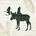 thumbnail image 2 of Great Art Now Plaid Lodge IV Navy Green by Wild Apple Portfolio, Canvas Wall Art, 12W x 12H, 2 of 2