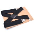 thumbnail image 4 of 120x5CM Black Adjustable Men Suspender Straps Four Clips Trousers Straps, 4 of 8