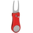 thumbnail image 2 of Pitchfork, Beau Travail Matériel en Acier Inoxydable Putting Green Fork Pliable Design Léger en Poids pour l'Extérieur pour Rouge, Vert, Gris, Noir, 2 of 8